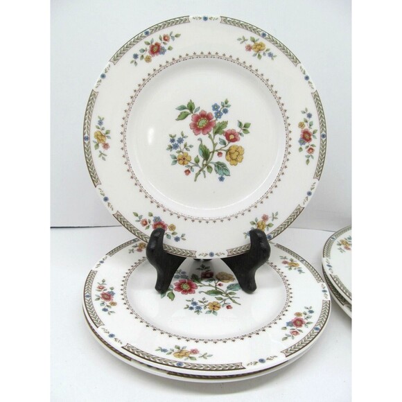 Royal Doulton Kingswood Salad Bread Plate Saucer Lot of 6 pieces - Picture 5 of 9